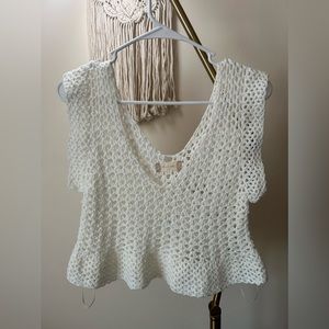 NWOT Francesca Crochet Too